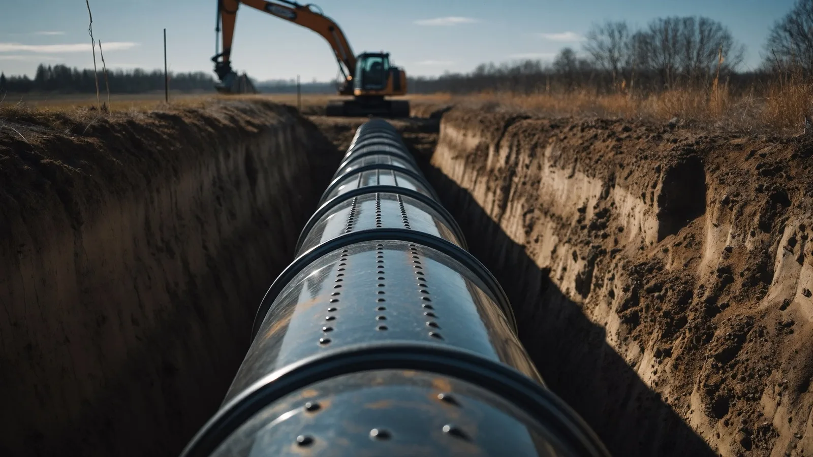 Pipelinebau Referenz